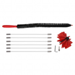 Korstnapuhastushari Pressit&uuml;&uuml;pi Vastupidav Nailon Pehme Vastupidav V&auml;ike Suurus Siseseina Puhastushari(Must Uus must