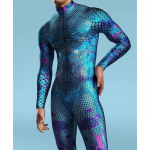 3D digitaaltr&uuml;kk Lavakost&uuml;&uuml;mid T&auml;iskasvanutele Halloweeni &Uuml;ritused Karnevali Teemapidu Cosplay Riietus M&auml;ngimine Jumpsuit Kids S-120cm