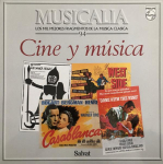 LP plaat ERINEVAD - Musicalia 94. Cine Y M&uacute;sica 4165931 Philips 1987 Hispaania Klassikaline Kasutatud