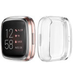 Ekraanikaitse&uuml;mbris Fitbit Versa 2 Versa 3 Versa Lite 7 v&auml;rvi TPU pehme kattega nutikella &uuml;mbris Kriimustuskindel tarvik for versa 3 puhas