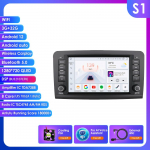 Ossuret 2Din Android 13 Autoraadio Mercedes Benz GL ML W164 ML350 ML500 X164 GL35 GL45 2005-2012 Navigatsiooniga GPS Intelligentsne Multimeedia Video WIFI S1 8Core 3G 32G AI