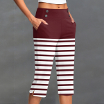 Naiste Mood Triibulised N&ouml;&ouml;pidega Taskutega P&uuml;ksid L&otilde;hikuga K&otilde;rge V&ouml;&ouml;kohaga Sportlikud Jooga Vabaaja L&uuml;hikesed P&uuml;ksid L must