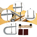 Guitar Bridge Clamp,Luthier Tool,Easy to Install,Professional Wear Resistant Sturdy U Shape Clamp