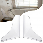 2mm thick Acrylic Splash-proof Nail-free Waterproof Baffle Bathtub Washbasin Cover Sink Protective Baffle One Size