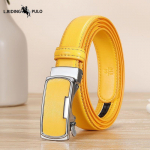 Ehtsast nahast v&ouml;&ouml; kollane lehmanahk punane automaatse pandlaga v&ouml;&ouml; sinine valge oranž v&auml;rv v&ouml;&ouml; 120cm kollane