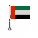 Drapeau &ndash; mitmev&auml;rviline &ndash; &Eacute;mirats Arabes Unis &ndash; 14 x 21 cm &ndash; 5 t&uuml;kki &ndash; pol&uuml;ester