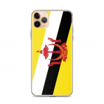 Coque iPhone - Brunei - Drapeau - Souple - Mitmev&auml;rviline - &Uuml;hilduv iPhone 11 Pro Max