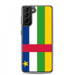 Coque T&eacute;l&eacute;phone &ndash; Samsung &ndash; Galaxy S21 Ultra &ndash; Drapeau R&eacute;publique Centrafricaine &ndash; Supp &ndash; Mitmev&auml;rviline