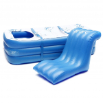 Uus sinine suur t&auml;ispuhutav vannituba vann vann vannituba SPA PVC kokkupandav kaasaskantav t&auml;iskasvanutele &otilde;hupumbaga majapidamise t&auml;ispuhutav vann sinine