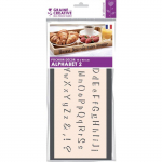 Pochoir 15 x 40 cm Alphabet n&deg;2