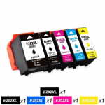 X5 Epson Expression premium xp-6000 Compatible cartouche d'encre pour E202XL, Noir/Photo noir/Cyan/Magenta/Jaune