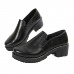 Moodsad Naiste Kingad 2025 Uued &Uuml;mara Ninaga Mokassiinid Naiste K&otilde;rged Kontsad Libisevad Paksud Kontsad Kingad Suurused Elegantne Mitmek&uuml;lgne Igap&auml;evased & Kontori 36 must