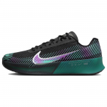 NikeCourt Air Zoom Vapor 11 Attack Premier S&uuml;gav džungel Fuksia Meeste tossud Must L&auml;bipaistev-Jadepruun-II Mitmev&auml;rviline FD6693-001 39