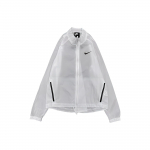 Nike Prinditud Logo T&otilde;mblukuga Pikkade Varrukate Jakk Kevad Naiste jakid Valge DC3942-100 L