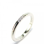 Used TIFFANY&Co. Ring Classic band EU#50 Pt950Platinum 3.6g Platinum 3PD