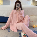 Naiste &ouml;&ouml;riided s&uuml;gistalv &otilde;hu vahekiht puuvillane kardigan pikkade varrukatega p&uuml;ksid pluss rasvakood 200 naela Fat Mm Kodukandmine Paks 2XL