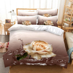 Tekikottide komplekt Red Roses, Queen-size King-suurusega 3D-voodipesukomplektid, lilledega padjap&uuml;&uuml;r, tekk voodipesu, &uuml;heinimesevoodi 220x240 200x200 EU Sing 135x200cm&Duvet Cover