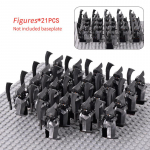 MOC Keskaja lotr Figuurid Ork S&otilde;durid R&ouml;&ouml;vel Vargr Hunt Elevant Ratsu R&uuml;&uuml;tlid Ehitusklotsid Klotsid M&auml;nguasjad lastele kingitused