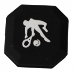Tennis Racket Dampener Absorber Decorative for Better Control Indoor Clip on Enthusiasts Game Red