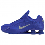 Nike Shox R4 Racer Blue Metallic Silver Naiste tossud HJ7303-445 37.5