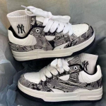 Uued naiste kingad meestele Tennise Retro T&auml;ht Rula kingad Streetwear Mood Meeste tossud Paar V&auml;lisspordi vabaajajalatsid 35 must