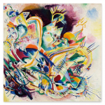 Obraz na pł&oacute;tnie Kandinsky reprodukcje 50x50 cm