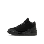Air Jordan 3 Retro Black Cat (2025. aastal) Laps & Beebi EU 25 must