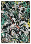 Obraz na pł&oacute;tnie Jackson Pollock abstrakcja 50x70 cm