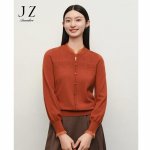 JIU ZI ANNA COU Women's Elegant Lace Wool Blend Pullover Sweater L