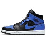 Air Jordan 1 Mid 'Hyper Royal Black' Jordan 554724-077 41