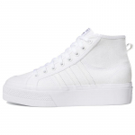 Adidas Naiste Nizza Platform Mid 'Triple White' Naiste Tennised FY2782 35⅔