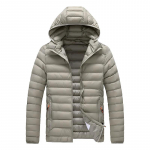 S&uuml;gistalvine meeste kerge sulejope Moodne kapuutsiga l&uuml;hike, suur &uuml;li&otilde;huke, kerge noorte &otilde;hukese mantliga sulejope 8XL khaki