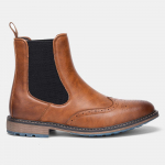 7-13 Nahast Chelsea Saapad Br&auml;nd Brogue Mugavad Moodsad Saapad Nahk #Al667 37