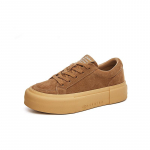 Uued naiste kingad Ehtne nahk Vabaajajalatsid T&uuml;drukute mood Lamedad rulaketsid T&auml;navastiilsed paeladega tossud 36 tume khaki v&auml;rv