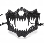 Halloweeni mask poolmask Cos Draakonjumal Metsik Tiiger &Ouml;ine Kahvel Tengu Mees Hunt Mask Etendus Kolju Maskid