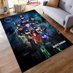 Uued riiulid! Klassikaline DC Batman Postri Vaip, Elutuba Magamistuba Kontoriruum Laste Toa Valik, Libisemisvastane Masinpestav Matt 50x80cm (20x31in)