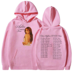 Ayliva tuur 2025 tr&uuml;kitud kapuutsiga pusa meestele naistele vabaaja fliisist moer&otilde;ivad dressipluus retro pikkade varrukatega pullover kapuutsiga f&auml;nnide kingitus M pink