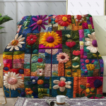 Mugav vintage lilleline s&uuml;dameprindiga flanelltekk Kingitus Kerge diivanivoodi Reisimine Telkimine Kontor Pehme soe S&uuml;gis Talv Auto Kuum 30x40in