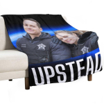 Chicago PD tele&scaron;&otilde;u - Upstead - Jay Halstead ja Haley Upton Tekk talveks Laste Dekoratiivne Tekk Rannatekid 40x50in gray