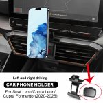 Cupra Leon/Cupra Ateca/Cupra Formentor 2021-2025 Autotelefonihoidik Magnet/Klamber Gravitatsiooni Mobiiltelefoni Seisualuse Bracket