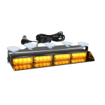 H&auml;daabi Strobe Tuled Ohutustuled 16 LED Vilkuvad Hoiatusoht Tuuleklaasi Visiir Liiklustuled Veoautodele kollane
