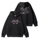 Straykids kapuutsiga dressipluusid Mantel Kpopi staar SKZ DOIT riided XL must