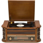 Syst&egrave;me audio DENVER MCR-50 - 2 haut-parleurs int&eacute;gr&eacute;s - Marron