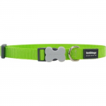 Collier pour chien - Red Dingo - R&eacute;glable - Vert - 15 mm - 24/36 cm roheline