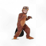 Unisex Joonisfilmip&uuml;xid Kost&uuml;&uuml;m T&auml;iskasvanutele ja Lastele Halloweeni Cosplay R&otilde;ivas S pruun
