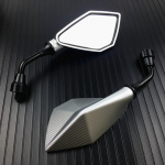 2 pieces / pair 10mm of motorcycle rearview mirror scooter electric bicycle motorbike rearview mirror rear convex h&otilde;be