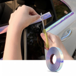 V&auml;rviline auto isekleepuv k&uuml;ljeuks kroomitud ribade vormimine, kaitseraua kaitse, trimmiteip Auto kokkup&otilde;rkevastane 10mm x 300cm