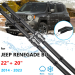 For Jeep Renegade BU 2014~2023 esipuhasti labad l&otilde;ikur aknaklaasi esiklaasi puhastusharjad pesurid auto LHD