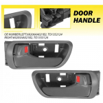 2x for 02-06 Toyota Camry ide Interior Door Handle Gray Front/Rear LH+RH Side