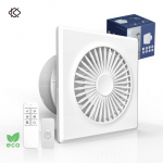 Kcvents Ventilaator Tagasil&ouml;&ouml;giklapi ja puldiga Viiekiiruseline reguleerimine koduseks ventilatsiooniks 4/6 tolli US